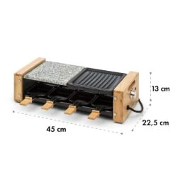 Chateaubriand Nuovo Raclette 1200W Aluminium / Stein 8 Personen Holz -Optimal Küchengeräte Geschäft 10032729 yy 0007 logo