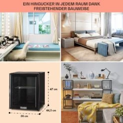 Brooklyn 32 Mini-Kühlschrank Glastür LED Ablage 14 Brooklyn 32 Mini-Kühlschrank Glastür LED Ablage -Optimal Küchengeräte Geschäft 10032779 DE 0006 usp