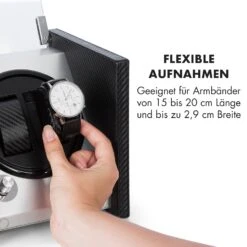 Tokyo 2 Uhrenbeweger, 2 Uhren, 3 Geschwindigkeiten, 4 Modi, Schwarz -Optimal Küchengeräte Geschäft 10032799 de 0007 logo