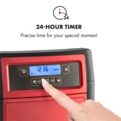 Aromatica II Duo Kaffeemaschine, Integriertes Mahlwerk, 1,25 L, Rot -Optimal Küchengeräte Geschäft 10032866 yy 0005 logo Klarstein Aromatica II Duo Kaffeemaschine rot