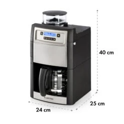 Aromatica II Kaffeemaschine, Mahlwerk, 1,25 L, Silber -Optimal Küchengeräte Geschäft 10032872 yy 0011 logo Klarstein Aromatica II Kaffeemaschine silber