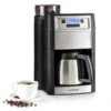 Aromatica II Thermo Kaffeemaschine, Mahlwerk, 1,25 L, Silber -Optimal Küchengeräte Geschäft 10032875 yy 0001 titel Klarstein Aromatica II Thermo Kaffeemaschine silber