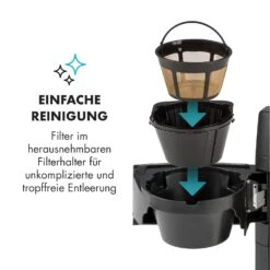 Aromatica II Thermo Kaffeemaschine, Mahlwerk, 1,25 L, Schwarz 19 Aromatica II Thermo Kaffeemaschine, Mahlwerk, 1,25 L, Schwarz -Optimal Küchengeräte Geschäft 10032876 de 0007 logo