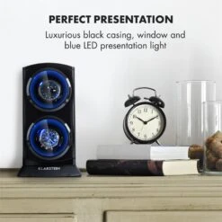 St. Gallen Premium Uhrenbeweger 2 Uhren 4 Geschwindigkeiten -Optimal Küchengeräte Geschäft 10032887 yy 0004 logo Klarstein St Gallen Premium Uhrenbeweger schwarz reedit