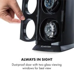 St. Gallen Premium Uhrenbeweger 2 Uhren 4 Geschwindigkeiten -Optimal Küchengeräte Geschäft 10032887 yy 0007 logo Klarstein St Gallen Premium Uhrenbeweger schwarz reedit