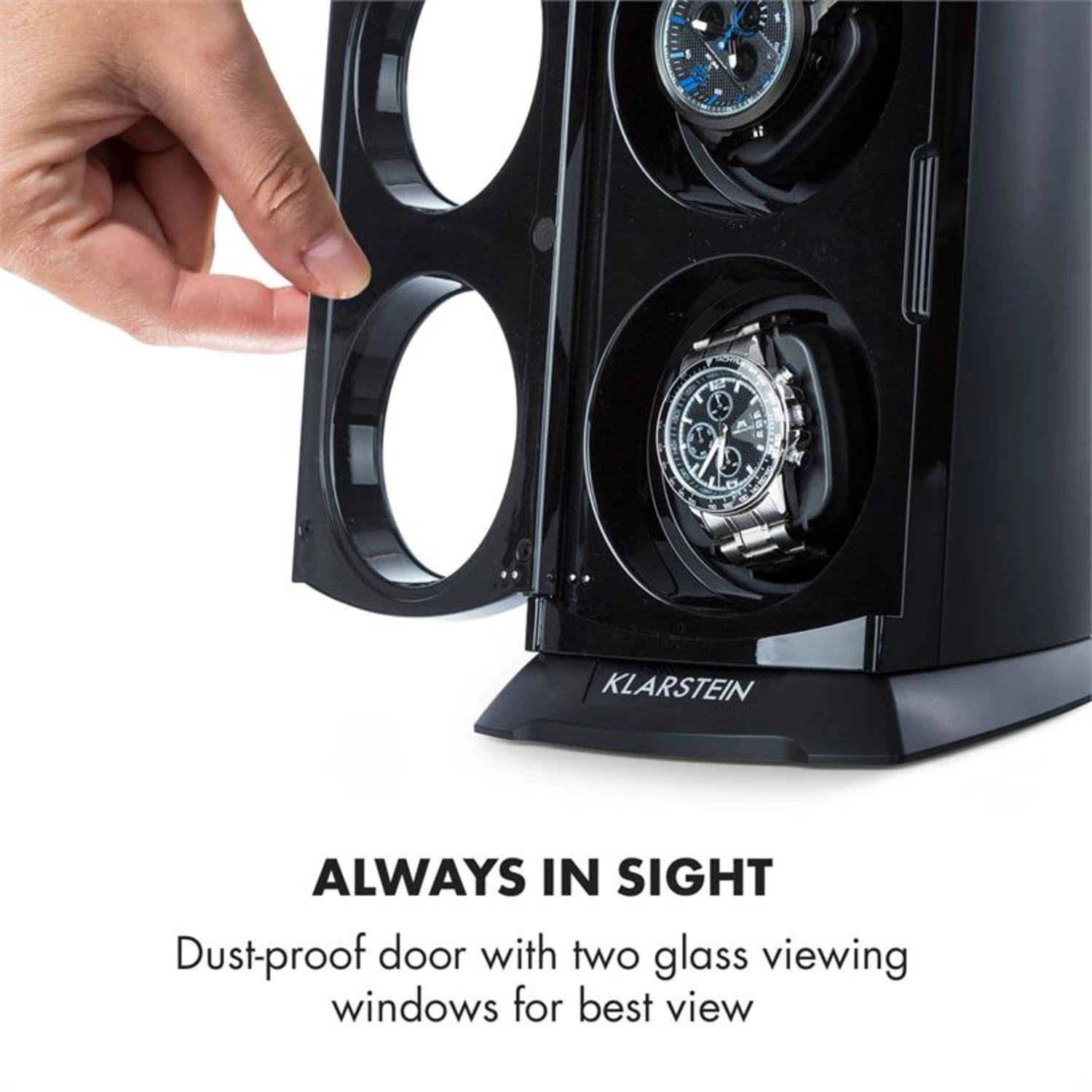 St. Gallen Premium Uhrenbeweger 2 Uhren 4 Geschwindigkeiten – Bild 7