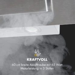 Athena Dunstabzugshaube 60cm Abluft: 350 M³/h LED Edelstahl -Optimal Küchengeräte Geschäft 10032904 de 0008 logo