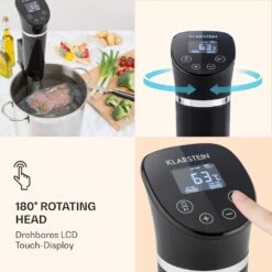 Quickstick Flex 1300W 3D Circulating 0-95 °C IPX7 Timer Schwarz 15 Quickstick Flex 1300W 3D Circulating 0-95 °C IPX7 Timer Schwarz -Optimal Küchengeräte Geschäft 10032905 de 0004 logo