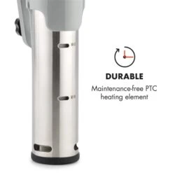 Quickstick Flex 1300W 3D Circulating 0-95 °C IPX7 Timer Silber 19 Quickstick Flex 1300W 3D Circulating 0-95 °C IPX7 Timer Silber -Optimal Küchengeräte Geschäft 10032906 yy 0008 logo Klarstein Quickstick Flex silber