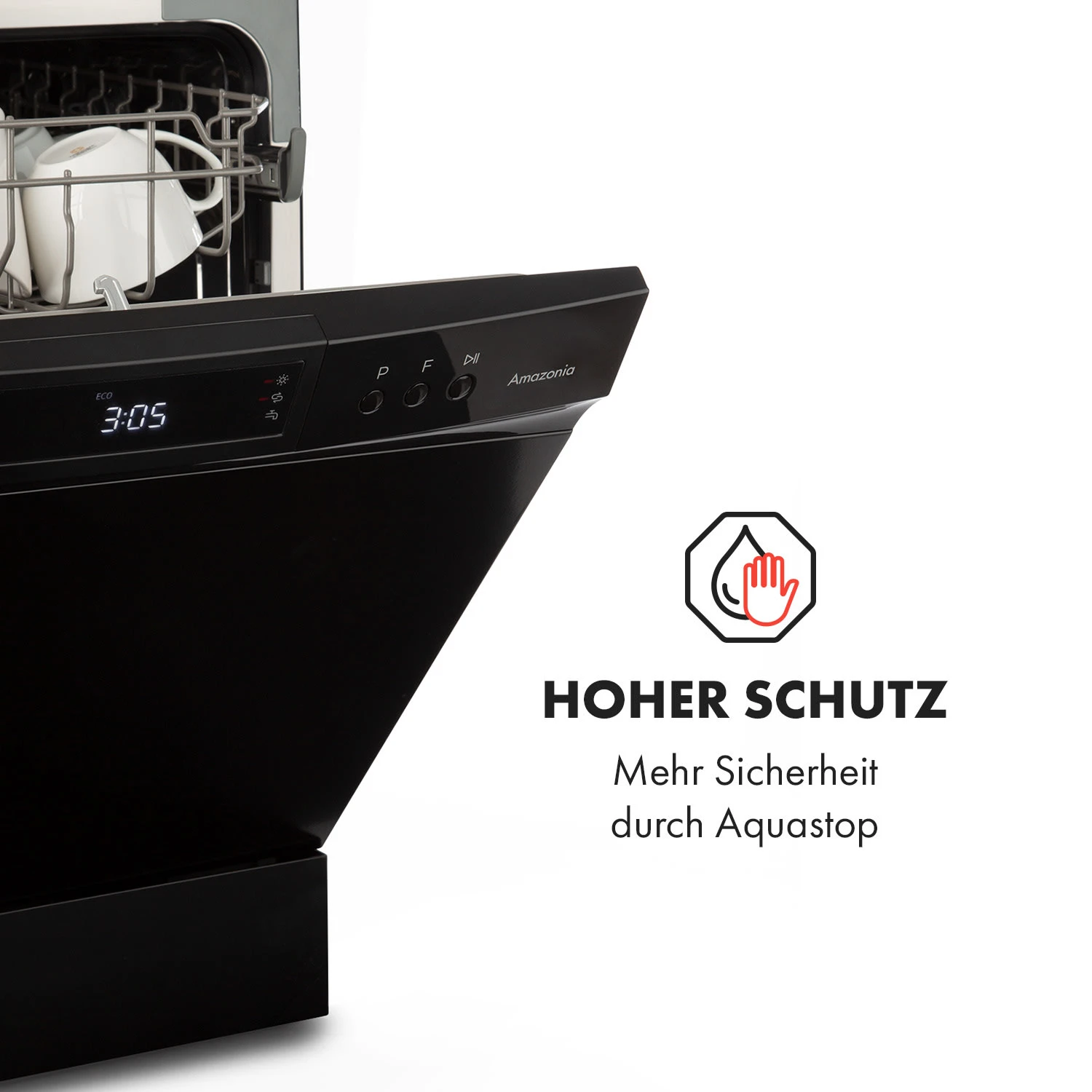 Amazonia 8 Neo Tischgeschirrspüler 8 Programme LED-Display 7 Amazonia 8 Neo Tischgeschirrspüler 8 Programme LED-Display – Bild 5