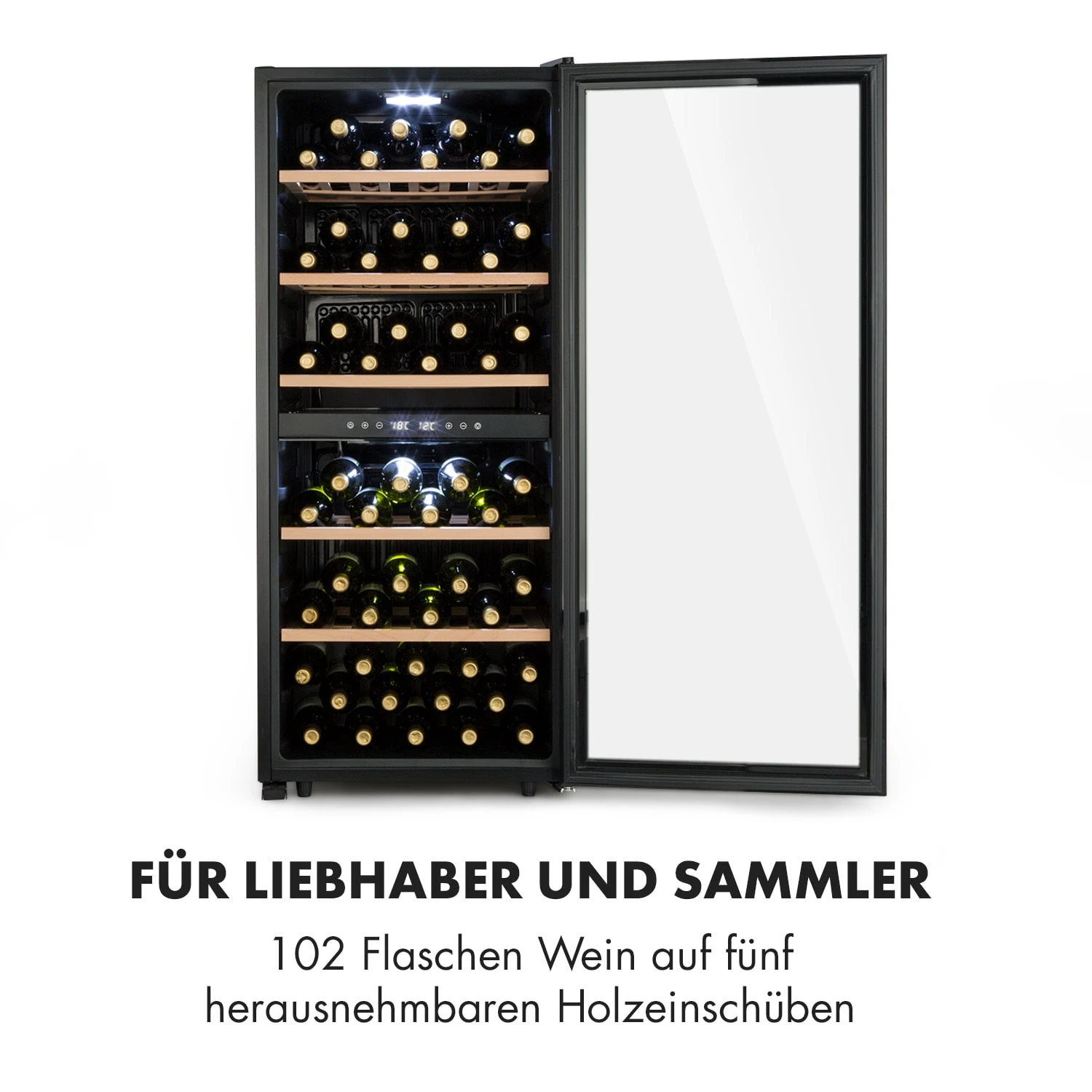 Barossa 102 Duo Weinkühlschrank 102 Fl 226 Ltr 2 Zonen Touch-Steuerung 5 Barossa 102 Duo Weinkühlschrank 102 Fl 226 Ltr 2 Zonen Touch-Steuerung – Bild 3