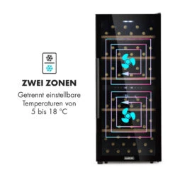 Barossa 102 Duo Weinkühlschrank 102 Fl 226 Ltr 2 Zonen Touch-Steuerung 16 Barossa 102 Duo Weinkühlschrank 102 Fl 226 Ltr 2 Zonen Touch-Steuerung -Optimal Küchengeräte Geschäft 10032921 de 0005 logo