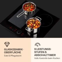 Delicatessa 60 Hybrid Einbaukochfeld Induktion 4 Zonen 7000W Glas -Optimal Küchengeräte Geschäft 10033022 de 0005 logo