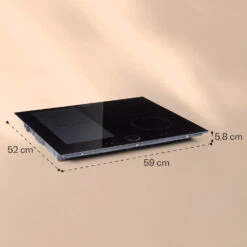 Delicatessa 60 Hybrid Einbaukochfeld Induktion 4 Zonen 7000W Glas -Optimal Küchengeräte Geschäft 10033022 yy 0006 logo