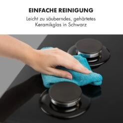 Ignito 4 Zonen Gaskochfeld 4-flammig Sabaf-Brenner Glaskeramik Schwarz -Optimal Küchengeräte Geschäft 10033132 de 0008 logo