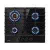 Ignito 4 Zonen Gaskochfeld 4-flammig Sabaf-Brenner Glaskeramik Schwarz -Optimal Küchengeräte Geschäft 10033132 yy 0001 titel