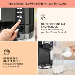 Baristomat 2-in-1-Heißgetränkeautomat Kaffee Tee Milchschaum 12 Baristomat 2-in-1-Heißgetränkeautomat Kaffee Tee Milchschaum -Optimal Küchengeräte Geschäft 10033138 de 0003 usp