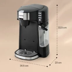 Baristomat 2-in-1-Heißgetränkeautomat Kaffee Tee Milchschaum 17 Baristomat 2-in-1-Heißgetränkeautomat Kaffee Tee Milchschaum -Optimal Küchengeräte Geschäft 10033138 yy 0008 dimensions