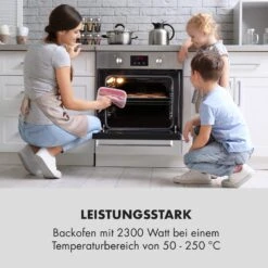 Kalahari Elektrischer Einbaubackofen 2300W 7 Funktionen Schwarz -Optimal Küchengeräte Geschäft 10033187 de 0002 logo