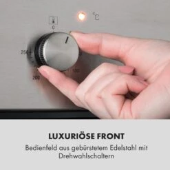 Kalahari Elektrischer Einbaubackofen 2300W 7 Funktionen Schwarz -Optimal Küchengeräte Geschäft 10033187 de 0004 logo