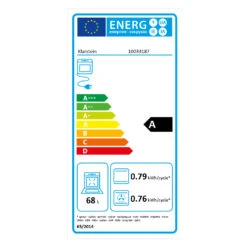 Kalahari Elektrischer Einbaubackofen 2300W 7 Funktionen Schwarz -Optimal Küchengeräte Geschäft 10033187 energy label