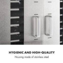 Master Jerky 24 Dörrautomat 5850W 40-90 °C 15h-Timer Edelstahl Silber -Optimal Küchengeräte Geschäft 10033214 yy 0006 logo Klarstein Master Jerky 24 Doerrautomat silber