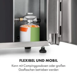 Crossfire Vertikaler Gasgrill 800°C Infrarot-Brenner 12.000 BTU Silber -Optimal Küchengeräte Geschäft 10033288 de 0004 logo