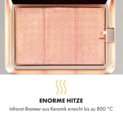 Crossfire Vertikaler Gasgrill 800°C Infrarot-Brenner 12.000 BTU Silber -Optimal Küchengeräte Geschäft 10033288 de 0005 logo