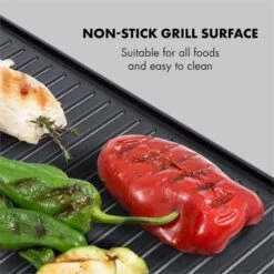 Porterhouse Elektrogrill 2200W Antihaft-Grillfläche Schwarz 14 Porterhouse Elektrogrill 2200W Antihaft-Grillfläche Schwarz -Optimal Küchengeräte Geschäft 10033322 yy 0004 logo Klarstein Porterhouse Elektrogrill 2200W schwarz