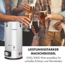 Maischfest Maischekessel 5 Teile 1500/3000W 30l LCD Edelstahl 12 Maischfest Maischekessel 5 Teile 1500/3000W 30l LCD Edelstahl -Optimal Küchengeräte Geschäft 10033340 de 0002 logo