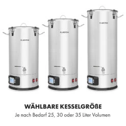 Maischfest Maischekessel 5 Teile 1500/3000W 30l LCD Edelstahl 13 Maischfest Maischekessel 5 Teile 1500/3000W 30l LCD Edelstahl -Optimal Küchengeräte Geschäft 10033340 de 0003 logo