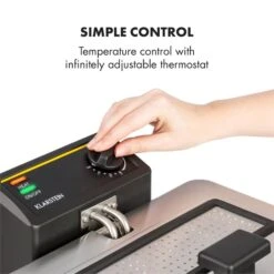 Family Fry Fritteuse 3000W Oil Drain Technology Edelstahl Silber 14 Family Fry Fritteuse 3000W Oil Drain Technology Edelstahl Silber -Optimal Küchengeräte Geschäft 10033342 yy 0004 logo Klarstein Family Fry Fritteuse 3000W silber