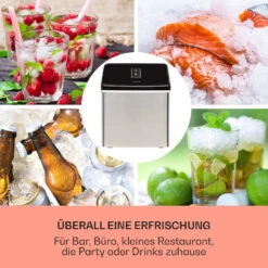 Clearcube Eiswürfelmaschine Klareis 13kg/24h Edelstahl Schwarz 11 Clearcube Eiswürfelmaschine Klareis 13kg/24h Edelstahl Schwarz -Optimal Küchengeräte Geschäft 10033350 de 0003 usp