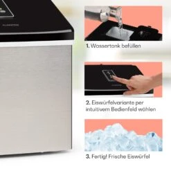 Clearcube Eiswürfelmaschine Klareis 13kg/24h Edelstahl Schwarz 12 Clearcube Eiswürfelmaschine Klareis 13kg/24h Edelstahl Schwarz -Optimal Küchengeräte Geschäft 10033350 de 0004 usp