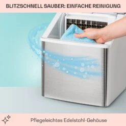 Clearcube Eiswürfelmaschine Klareis 13kg/24h Edelstahl Schwarz 13 Clearcube Eiswürfelmaschine Klareis 13kg/24h Edelstahl Schwarz -Optimal Küchengeräte Geschäft 10033350 de 0005 usp