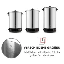 KonfiStar 50 Einkochautomat Getränkespender 2500W 50L Edelstahl -Optimal Küchengeräte Geschäft 10033525 de 0009 logo