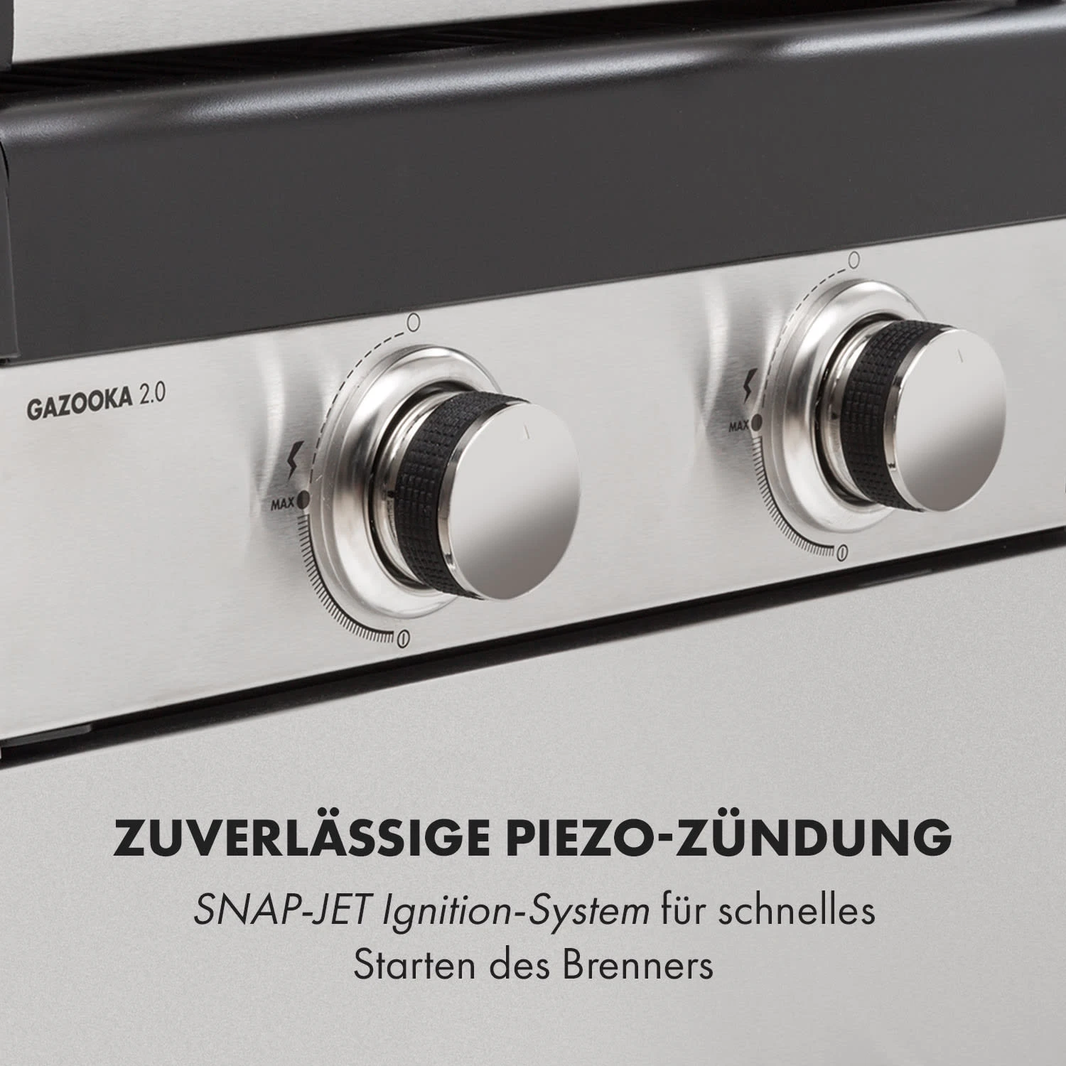 Gazooka 2.0T Gas BBQ Grill 2x3kW Brenner Edelstahl 10 Gazooka 2.0T Gas BBQ Grill 2x3kW Brenner Edelstahl – Bild 8