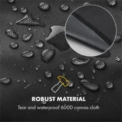 Gazooka 2.0T Wetterschutzhaube 600D Canvas 30/70% PE/PVC Schwarz 12 Gazooka 2.0T Wetterschutzhaube 600D Canvas 30/70% PE/PVC Schwarz -Optimal Küchengeräte Geschäft 10033535 yy 0005 logo Klarstein Gazooka Wetterschutzhaube schwarz
