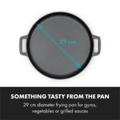 Tomahawk 3.1 S Brat & Back-Set Pfanne Pizzastein Ø29 Cm -Optimal Küchengeräte Geschäft 10033568 yy 0004 logo Klarstein Tomahawk Brat and Back Set