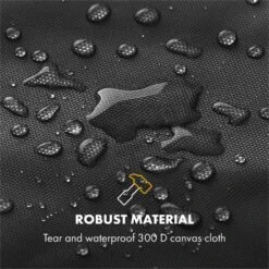 Tomahawk 3.1 S Wetterschutzhaube 300D Canvas 30/70% PE/PVC Schwarz -Optimal Küchengeräte Geschäft 10033569 yy 0003 logo Klarstein Tomahawk S Wetterschutzhaube schwarz