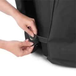 Tomahawk 3.1 S Wetterschutzhaube 300D Canvas 30/70% PE/PVC Schwarz -Optimal Küchengeräte Geschäft 10033569 yy 0004 detail Klarstein Tomahawk S Wetterschutzhaube schwarz