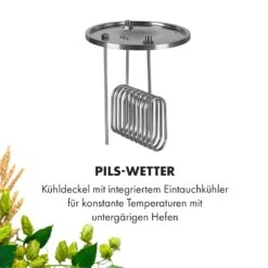 Gärkeller Kühldeckel Eintauchkühler 1/2" Sensorstab 304-Edelstahl -Optimal Küchengeräte Geschäft 10033676 de 0002 logo