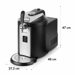 Beerkules Bierzapfanlage 5l Fässer Kompressor 120W Cooling: 4h -Optimal Küchengeräte Geschäft 10033689 yy 0011 logo Klarstein Beerkules Bierzapfanlage schwarz