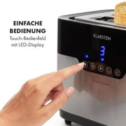 Arabica Toaster 920W LED-Display Touch-Bedienfeld Edelstahl 12 Arabica Toaster 920W LED-Display Touch-Bedienfeld Edelstahl -Optimal Küchengeräte Geschäft 10033728 de 0003 logo