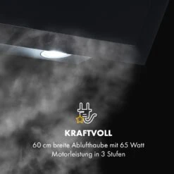 Athena Dunstabzugshaube 60cm Abluft: 350 M³/h LED Schwarz -Optimal Küchengeräte Geschäft 10033766 de 0008 logo