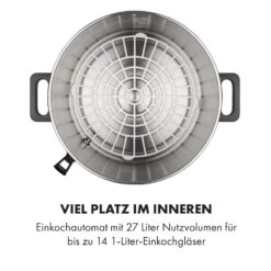 Lady Marmalade Einkochautomat Getränkespender 27L 100°C 12h Edelstahl 19 Lady Marmalade Einkochautomat Getränkespender 27L 100°C 12h Edelstahl -Optimal Küchengeräte Geschäft 10033825 de 0008 logo