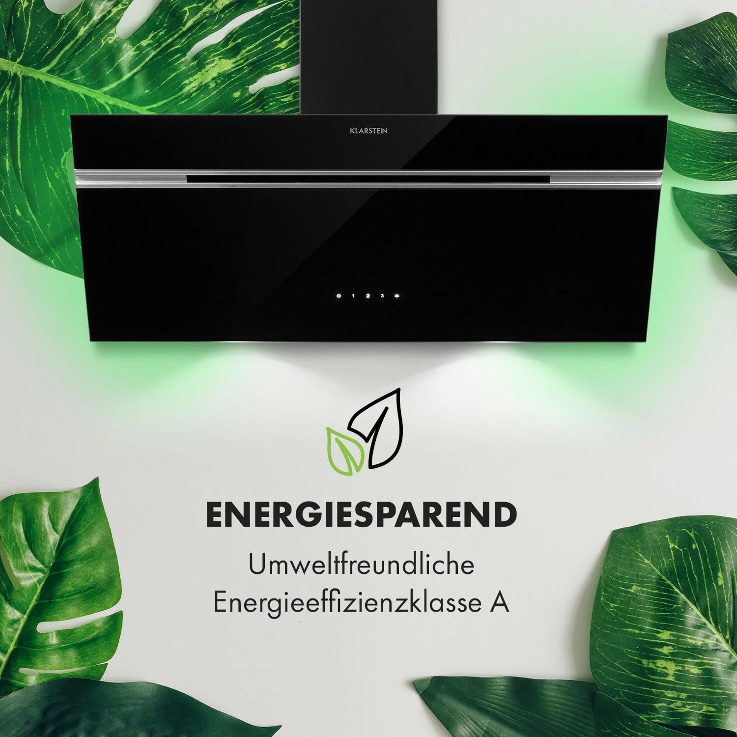 Alina Dunstabzugshaube 90cm 600 M³/h LED-Display Ambientelicht Schwarz 5 Alina Dunstabzugshaube 90cm 600 M³/h LED-Display Ambientelicht Schwarz – Bild 3