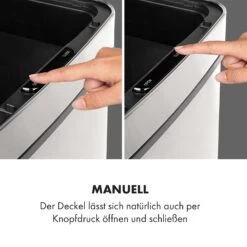 Touchless Müllsammler Sensor 72L 4 Behälter ABS PP Edelstahl Gebürstet 21 Touchless Müllsammler Sensor 72L 4 Behälter ABS PP Edelstahl Gebürstet -Optimal Küchengeräte Geschäft 10034128 de 0008 logo
