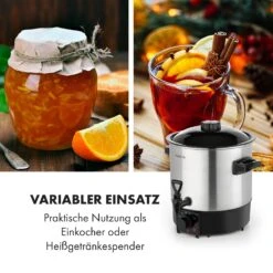 Biggie Eco Einkochautomat & Getränkespender 1000W 30-100°C Zapfhahn 9l -Optimal Küchengeräte Geschäft 10034147 de 0005 logo