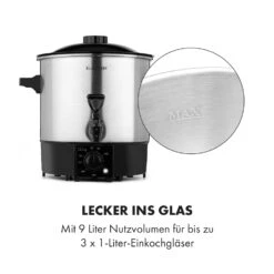 Biggie Eco Einkochautomat & Getränkespender 1000W 30-100°C Zapfhahn 9l -Optimal Küchengeräte Geschäft 10034147 de 0007 logo